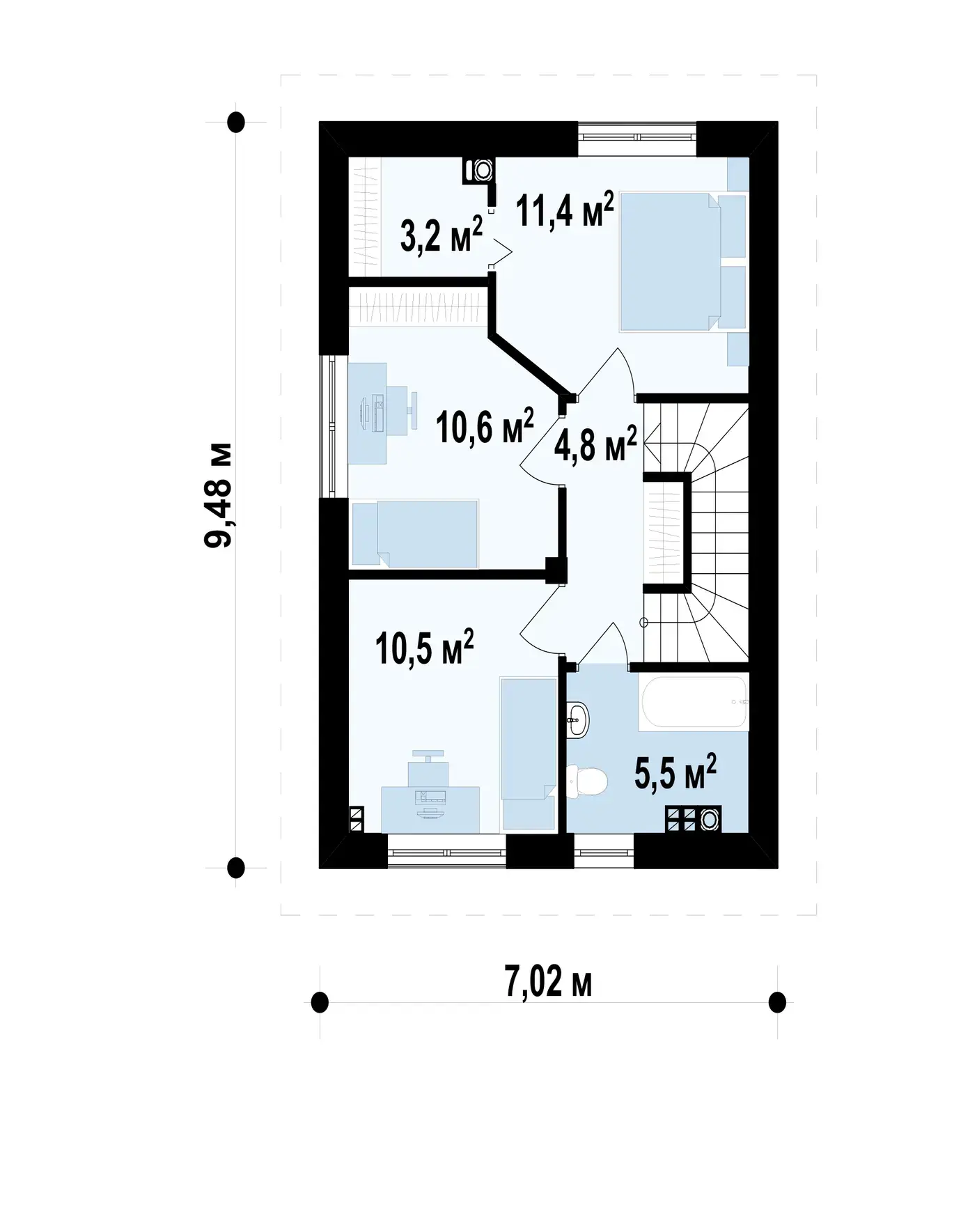 Горище 46,0 / 46,0 m²